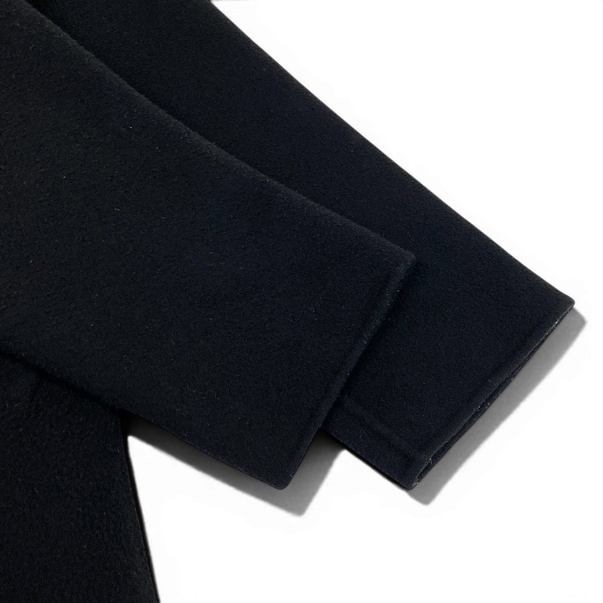 Af27 ISSEY MIYAKE Haat イッセイミヤケ ハート ダブルブレスト ロングコート HA93FA710 サイズ2 ブラック ウール100％ レディースo07t