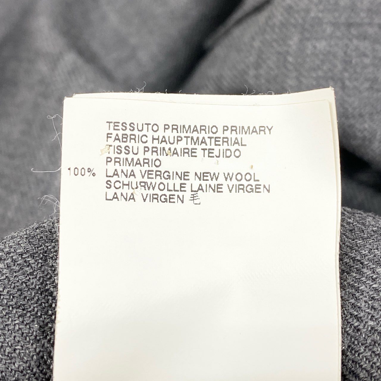35i9 Maison Martin Margiela メゾンマルタンマルジェラ スラックスパンツ ボトムス トラウザー S30KA0259 46 グレー ウール メンズk02i