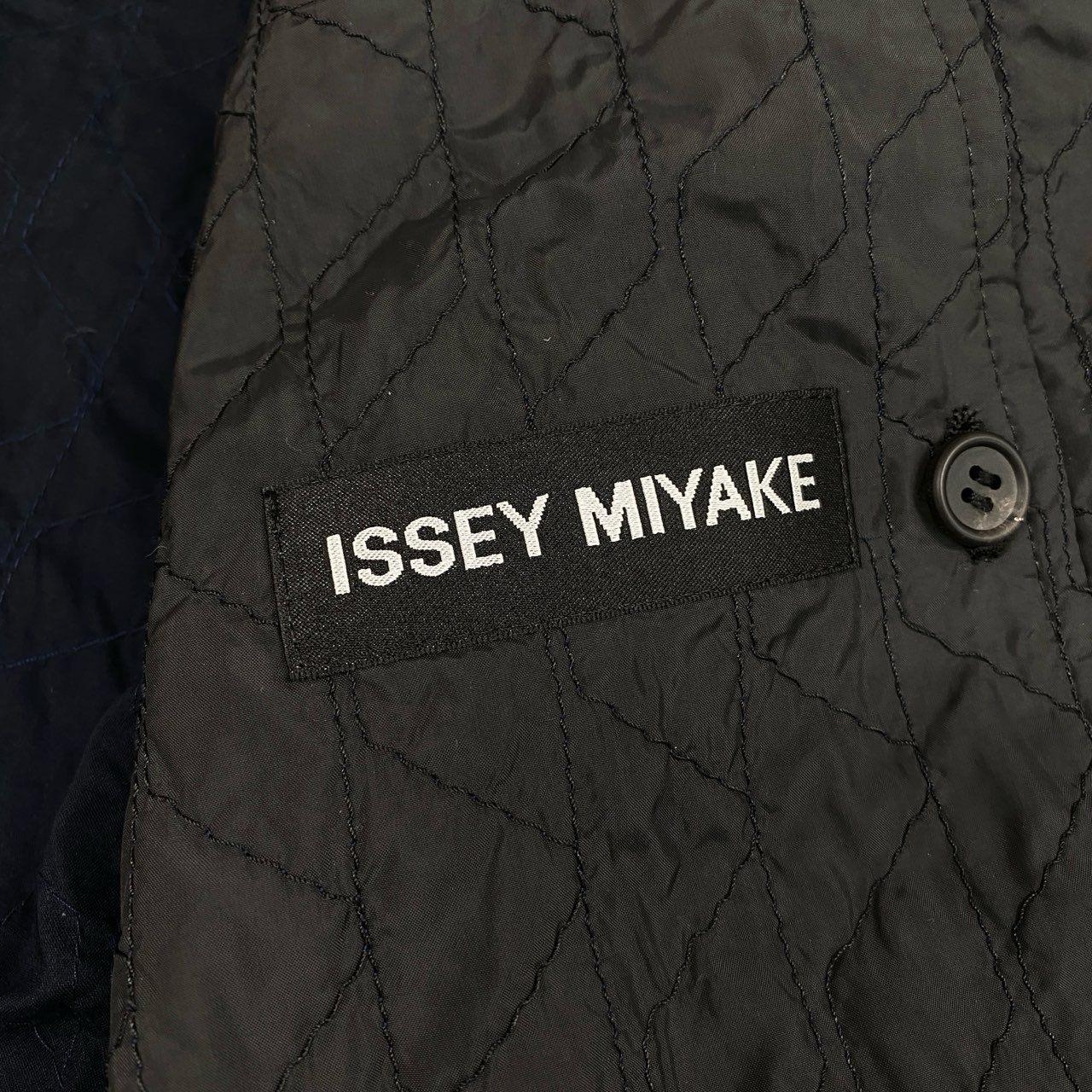 3L27 00’s Issey Miyake イッセイミヤケ Quilted Tailored Jacket テーラードジャケット フォーマル Size 4 メンズ 男性用k02i