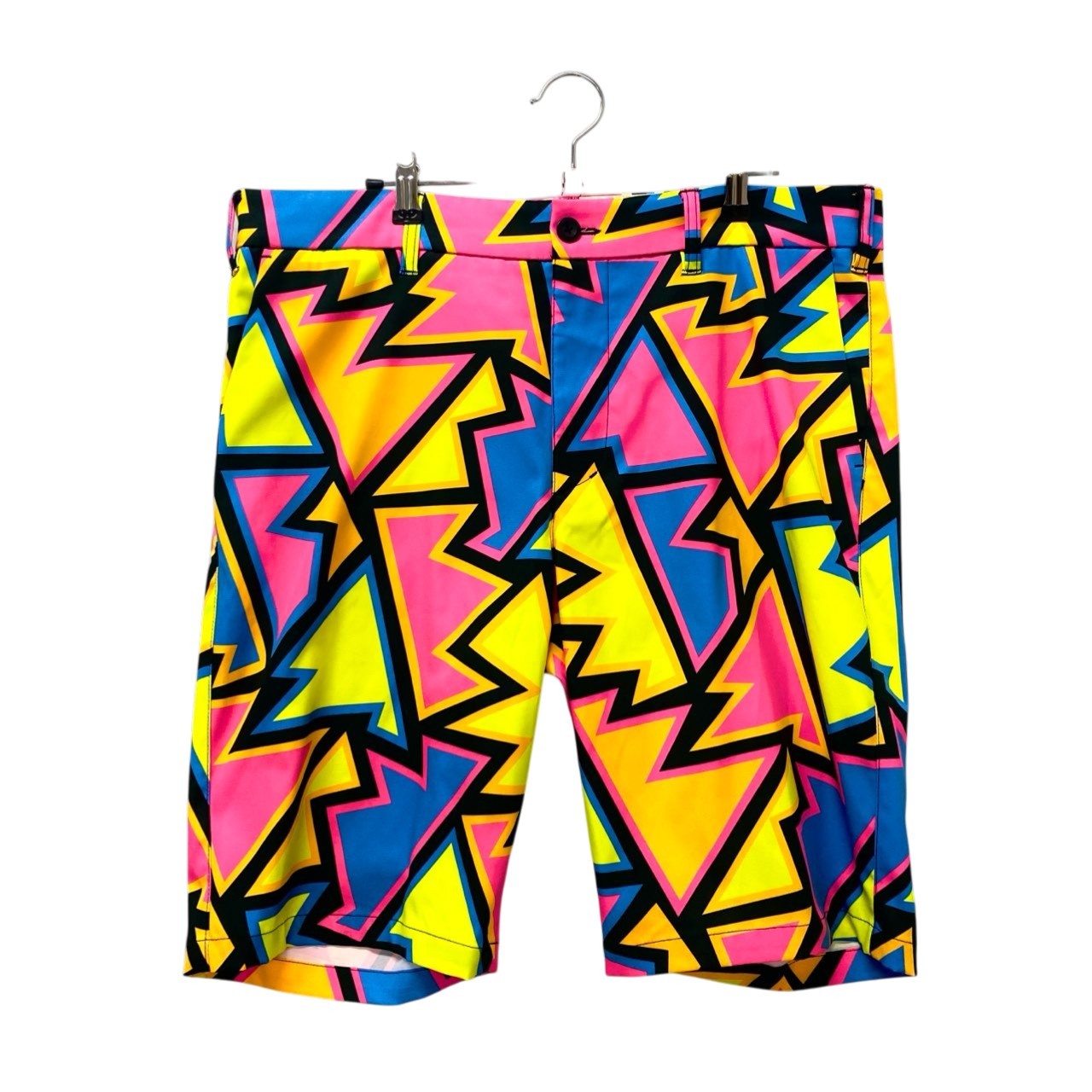 51c13 《極美品》 LOUD MOUTH ラウドマウス 半袖ポロシャツ ハーフパンツ 吸水速乾素材 XL マルチカラー ポリエステル ゴルフウェアu02t