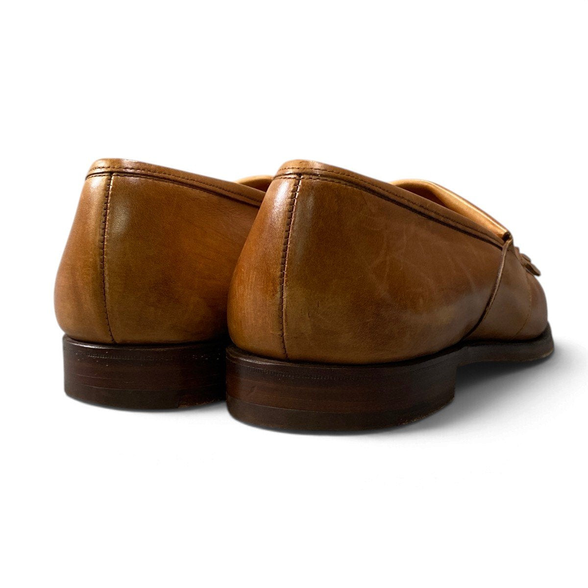 3j14 Crockett&Jones クロケット&ジョーンズ ユナイテッドアローズ別注 SONNING キルトローファー 6340 9E キャメル レザー メンズ 紳士靴o07t