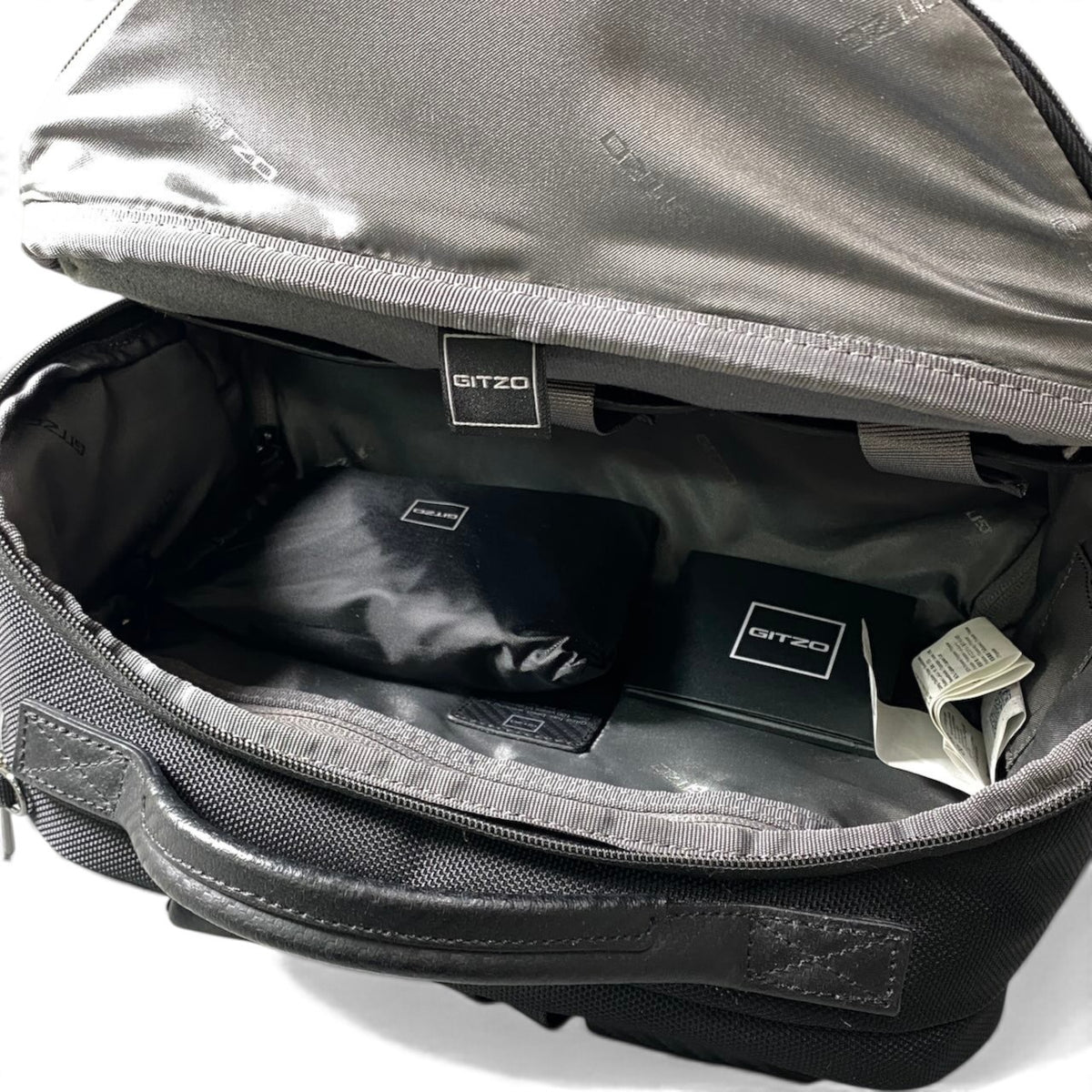Bh20 Gitzo ジッツオ センチュリー トラベラー カメラバッグ リュック バックパック GCB100BP ブラック レザー メンズ 男性用t18r