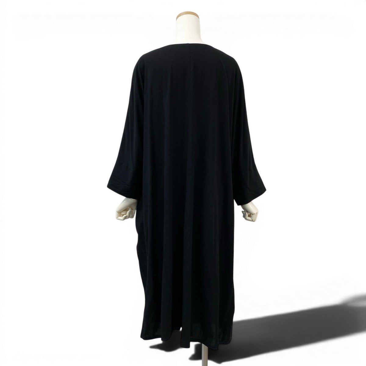 Af4 Yohji Yamamoto Collection ヨウジヤマモトコレクション ビッグシルエットドレス ワンピース Ry WRINKLED LAWN BIG SILHOUETTE DRESS FP-D63-201 サイズ1 ブラックt18rt18r