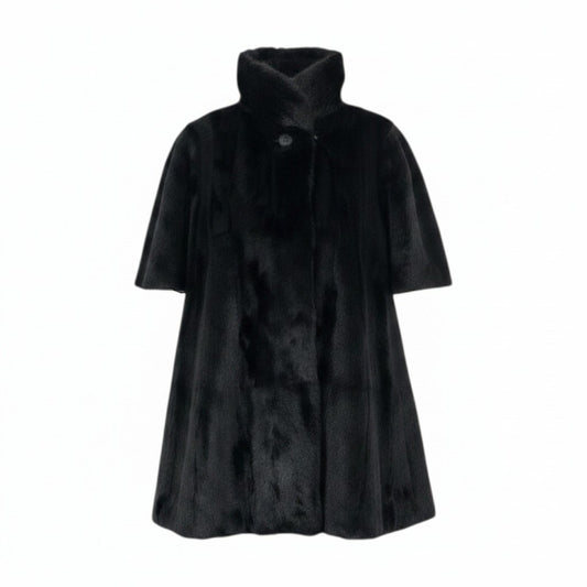 23e14 MARNI マルニ ミンクボレロジャケット ファージャケット 毛皮ジャケット 38サイズ ブラック 毛皮 レディース 女性用k02i