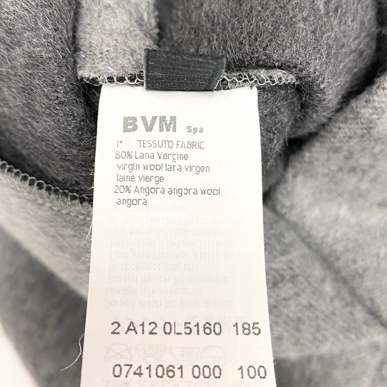 2c29 【美品】 Les Copains BLACK レコパン  定価12.3万 Vネック ノースリーブ ロングワンピース アンゴラ混 レディース 女性用 42 グレーu02t