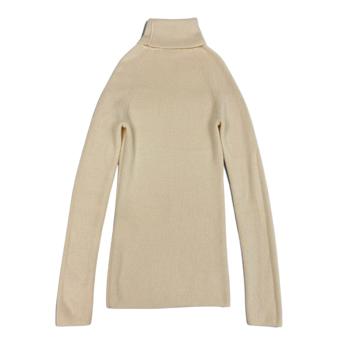 h31 【美品】LIMI feu ヨウジヤマモト ニットセーター ハイネック Sサイズ アイボリー ウール100％ レディース 女性用k02i