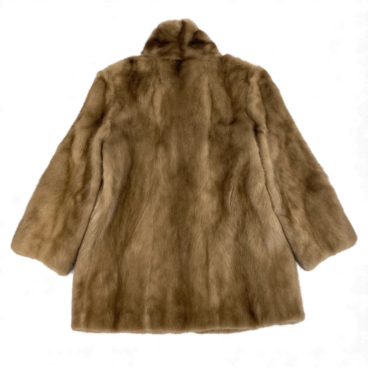 27L1 palody パステルミンク ミンクコート 毛皮コート サイズ13号 ライトブラウン レディース MINK FURk02i