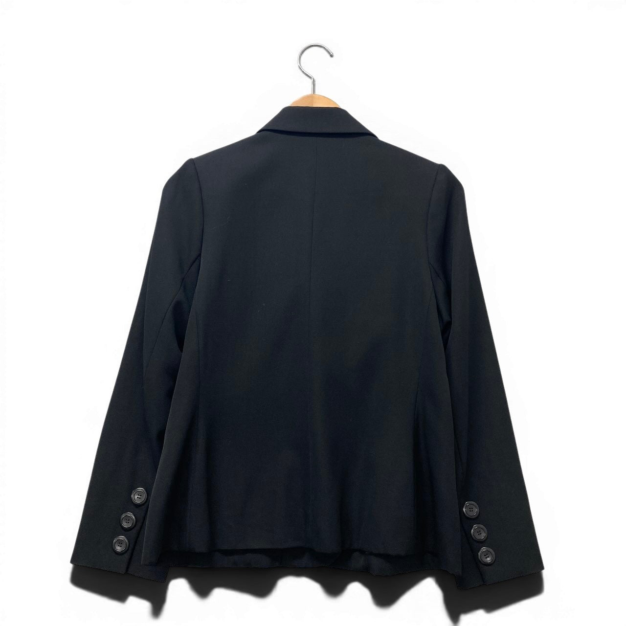 31g2 YVES SAINT LAURENT イヴサンローラン リヴゴーシュ ヴィンテージ テーラードジャケット フォーマル サイズ40 ブラック レディース 女性用u02t