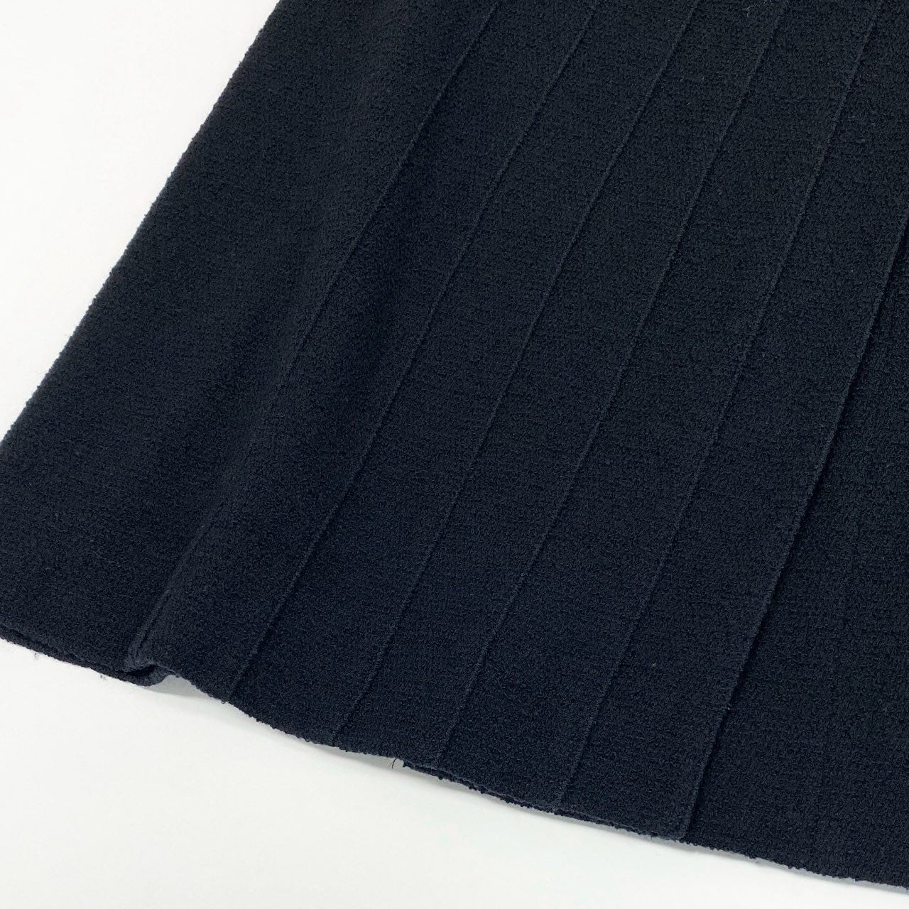 b23 CHANEL シャネル 99A 1999年 ツイードスカート ミニスカート サイズ36 ブラック レディース 女性用k02i