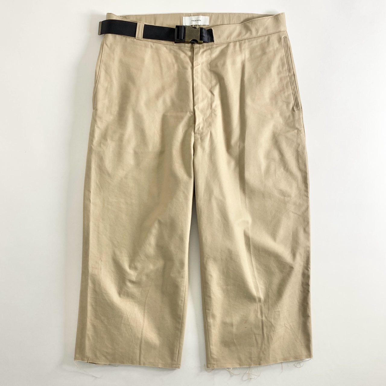 57e11 FACETASM ファセッタズム BMX CUT OFF CHINO PANTS カットオフ チノパンツ ボトムス MRC-PT-M02 3 ベージュ コットン 日本製