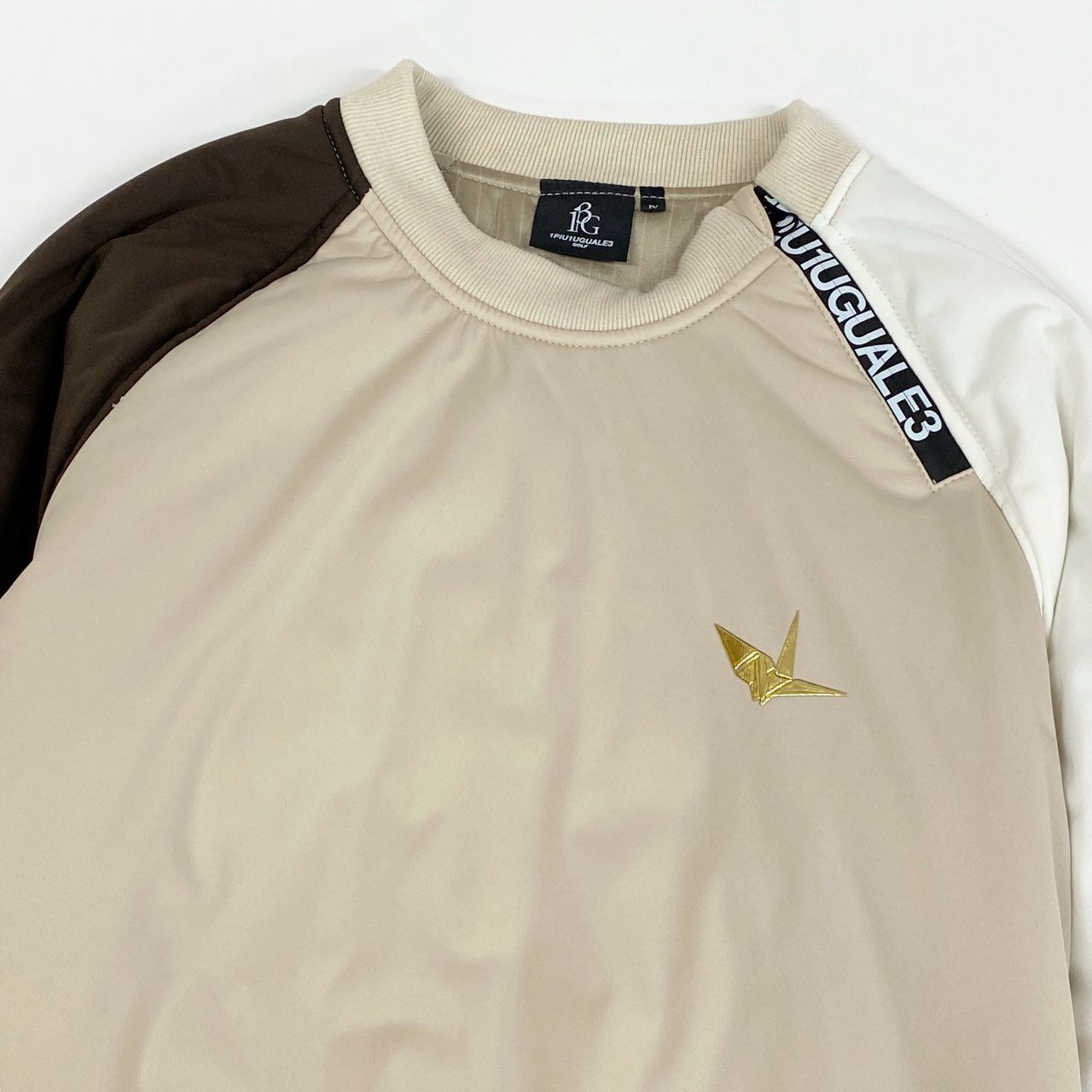 68L11 1PIU1UGUALE3 GOLF ウノピュウノウグァーレトレ ゴルフ 中綿ジャケット ブルゾン アウター GRB025 4 ベージュ系 ポリエステル メンズ 男性用 ゴルフウェアu02t