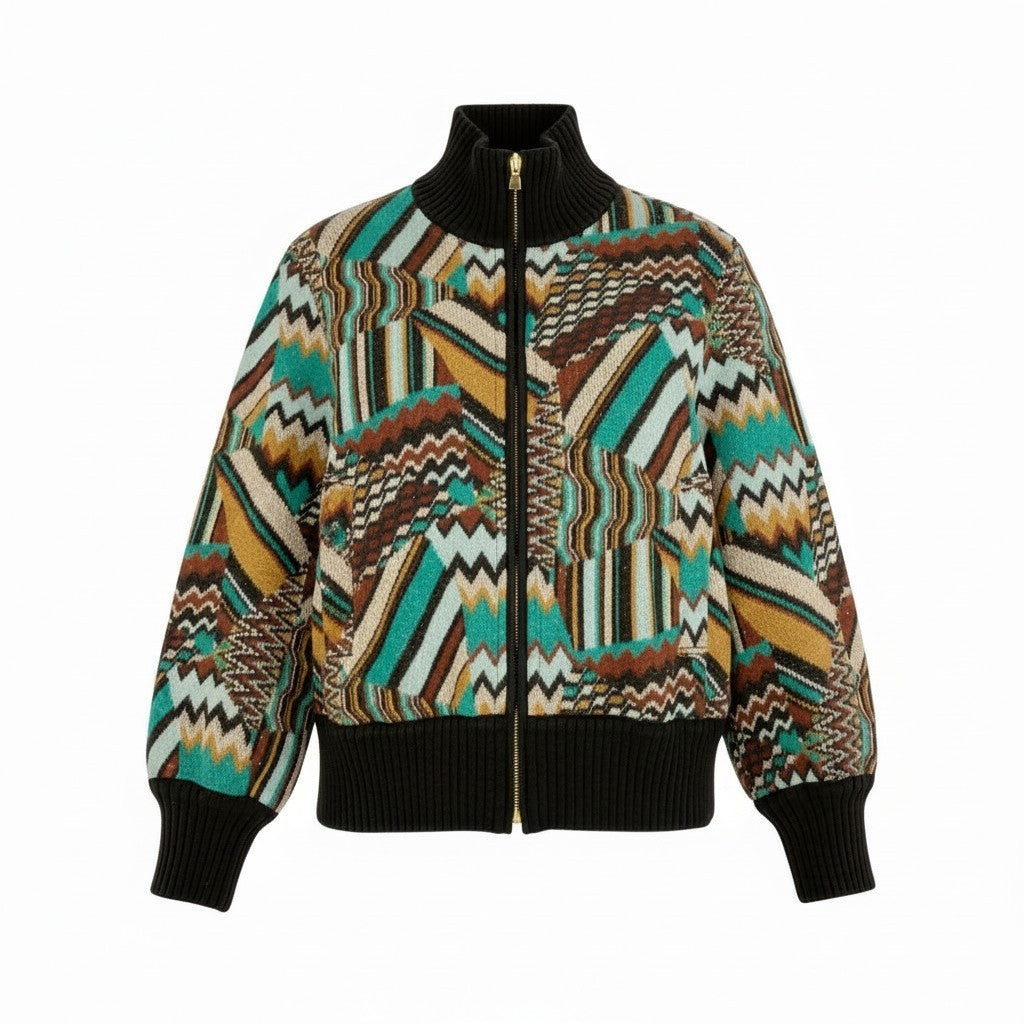 7L5 MISSONI ミッソーニ ニットジャケット ニットブルゾン 50周年