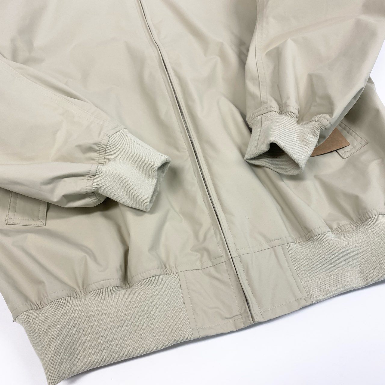 31b12【新品保管品】THE NORTH FACE ザノースフェイス WP Bomber Jacket  ウォータープルーフボンバージャケット NP12437 XLサイズ アイボリー ナイロン100％ メンズ 男性用u02t