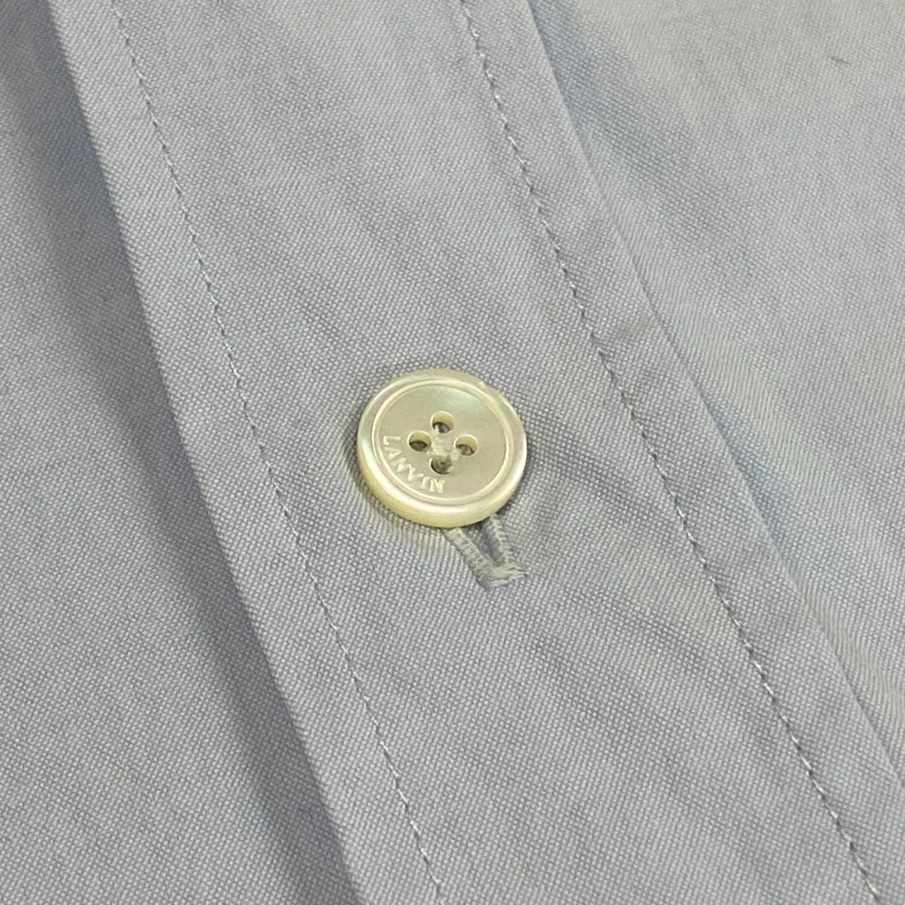 Mc2 LANVIN PARIS ランバン  デザインオーバーシャツ 長袖シャツ フリーサイズ サックスブルー メンズ トップスta1