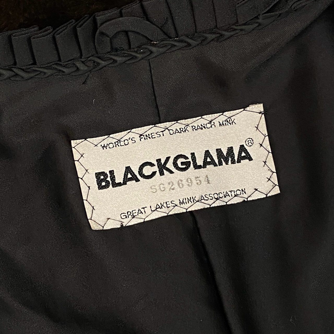 25j24 BLACKGLAMA ブラックグラマ マホガニーミンク ミンクコート 毛皮コート 変形ジャケット 裾広がり F ブラウン ミンクファー レディース 裏地花柄刺繍u02t