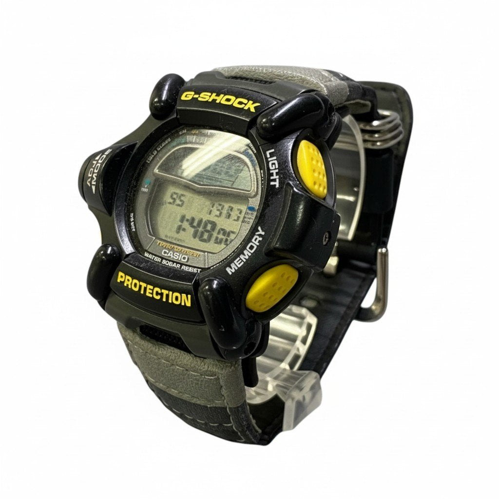 j2 CASIO カシオ G-SHOCK RISEMAN DW-9100 腕時計 ブラック イエロー メンズ 男性用u02t
