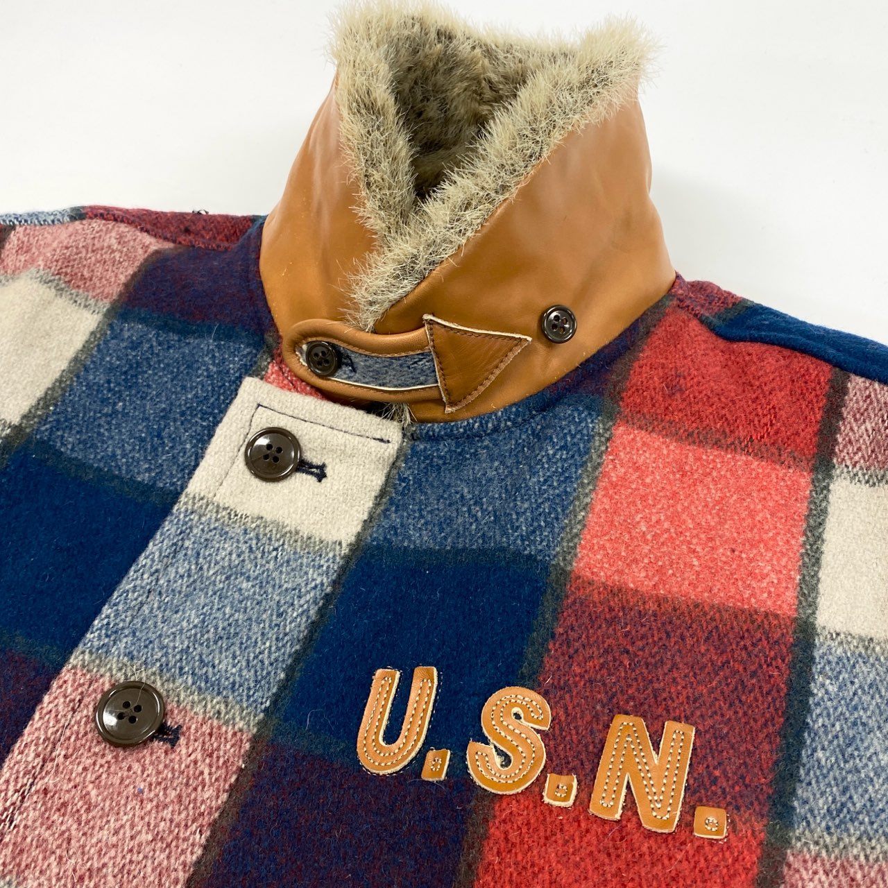 75j29 AVIREX アヴィレックス N-1 プライベートジャケット デッキジャケット アウター 6132040 XLサイズ マルチカラー メンズu02t