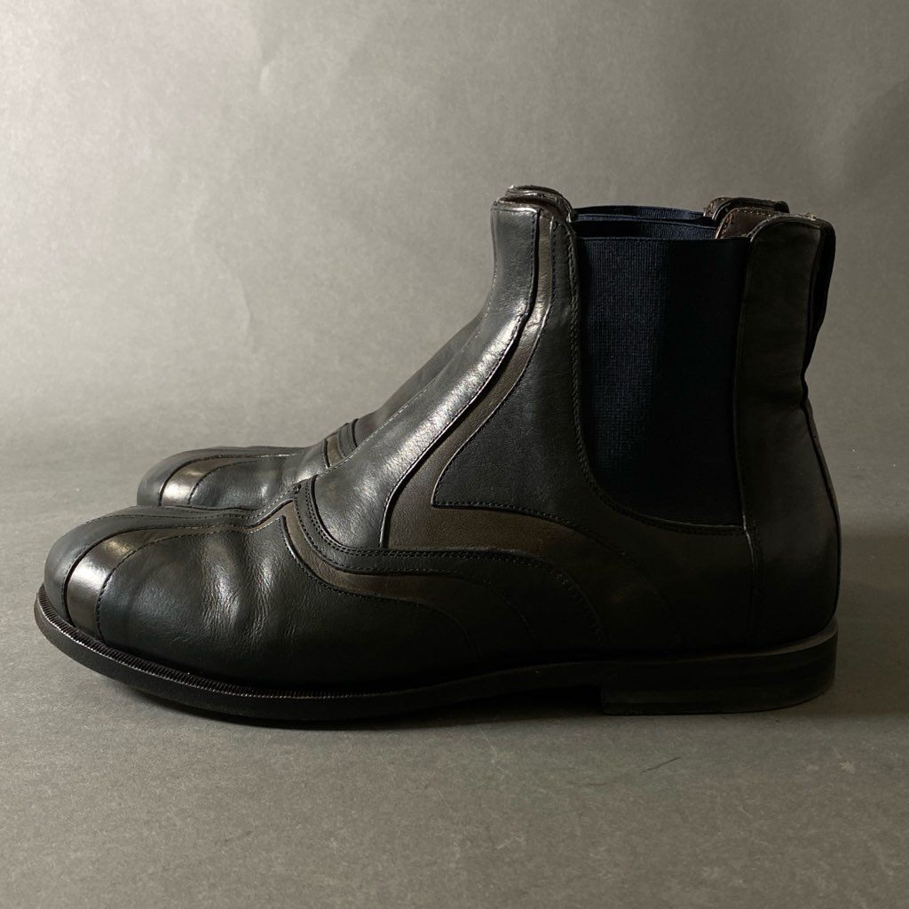 3h3 BOTTEGA VENETA ボッテガヴェネタ サイドゴアブーツ 39 ブラック レザー Leather Boots シューズ イタリア製