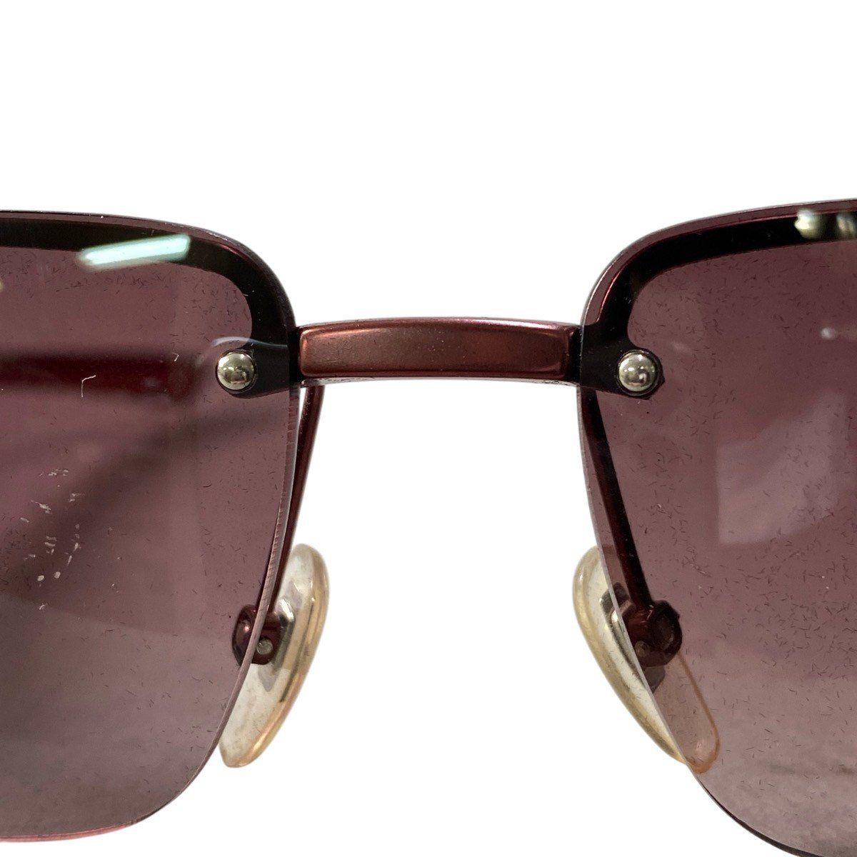 g31 GUCCI ホースビット リムレスサングラス アイウェア イタリア製 GG2744/F/S 62□15 130 ボルドー レディース 女性用ta1