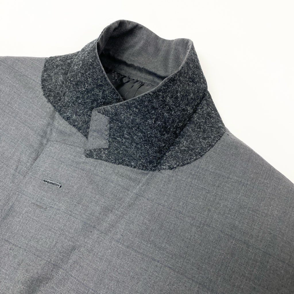 13l27 Kiton NAPOLI キートン イタリア製 テーラードジャケット シングル 14MICRON 2B メンズ 紳士服 50 グレー ウール100％o07t