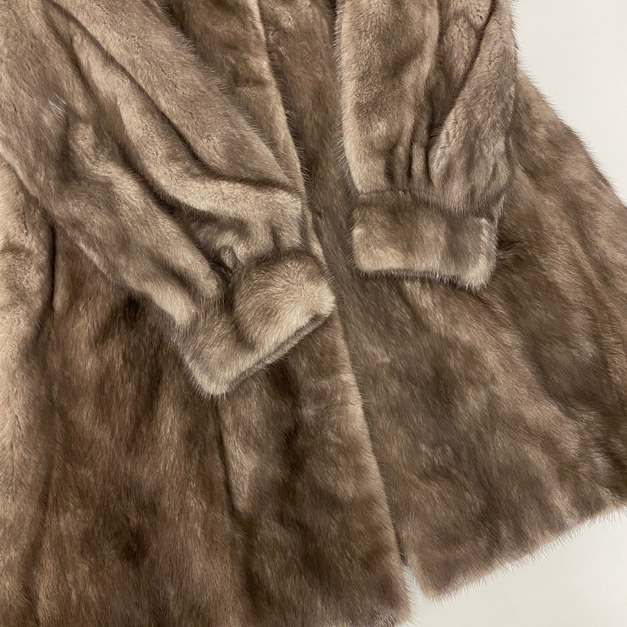 40j29 《美品》 AMERICAN FUR AWARDS アメリカン ファー アワード 四つ星 ブルーアイリスミンク ロングコート F 本毛皮 リアルファー MINK FUR 最高級毛皮 毛質◎ 毛並み◎t18r
