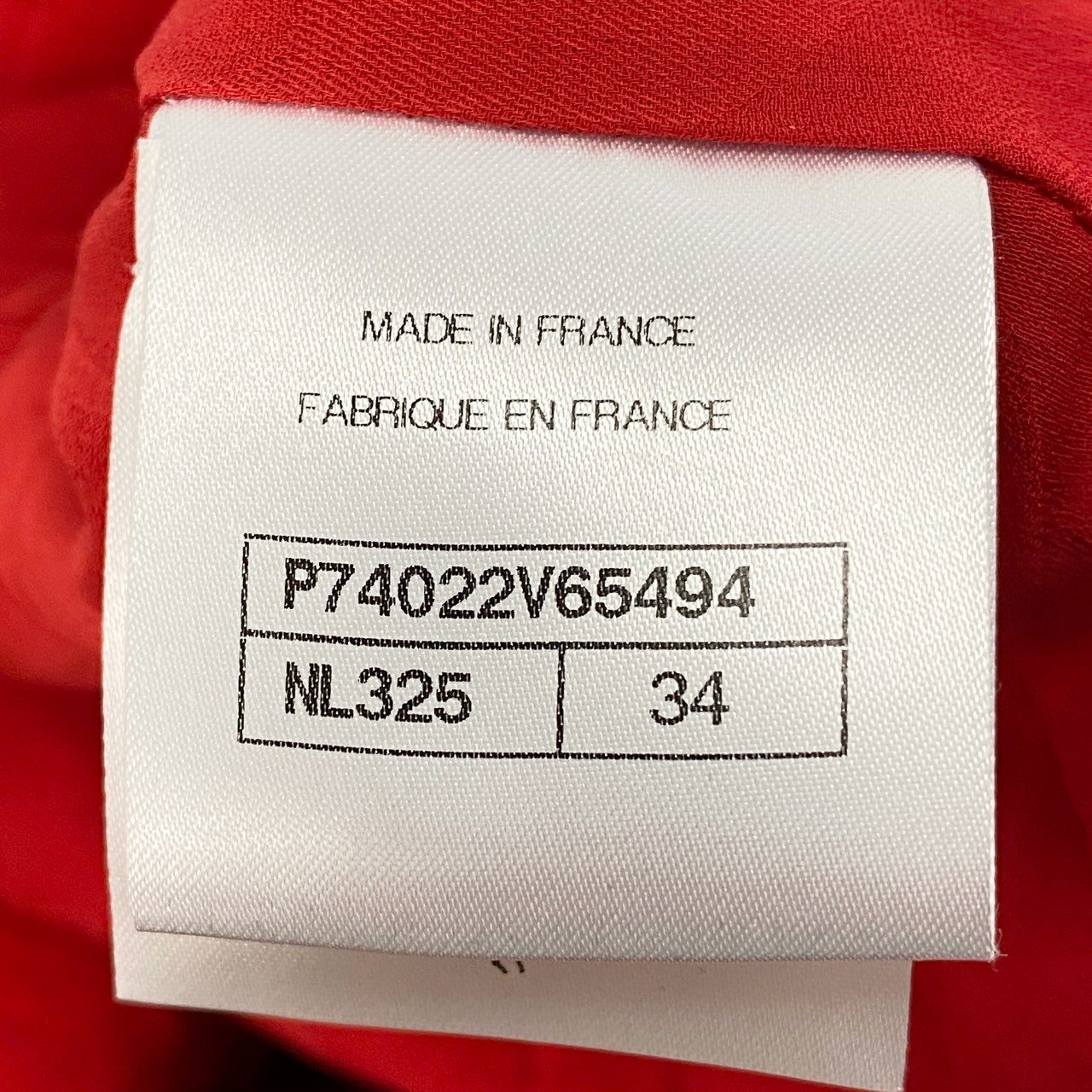 Ca15 【極美品】CHANEL シャネル P74022 2022 Cruise クルーズライン ツイードジャンプスーツ オールインワン サイズ34 レッド レディースta1