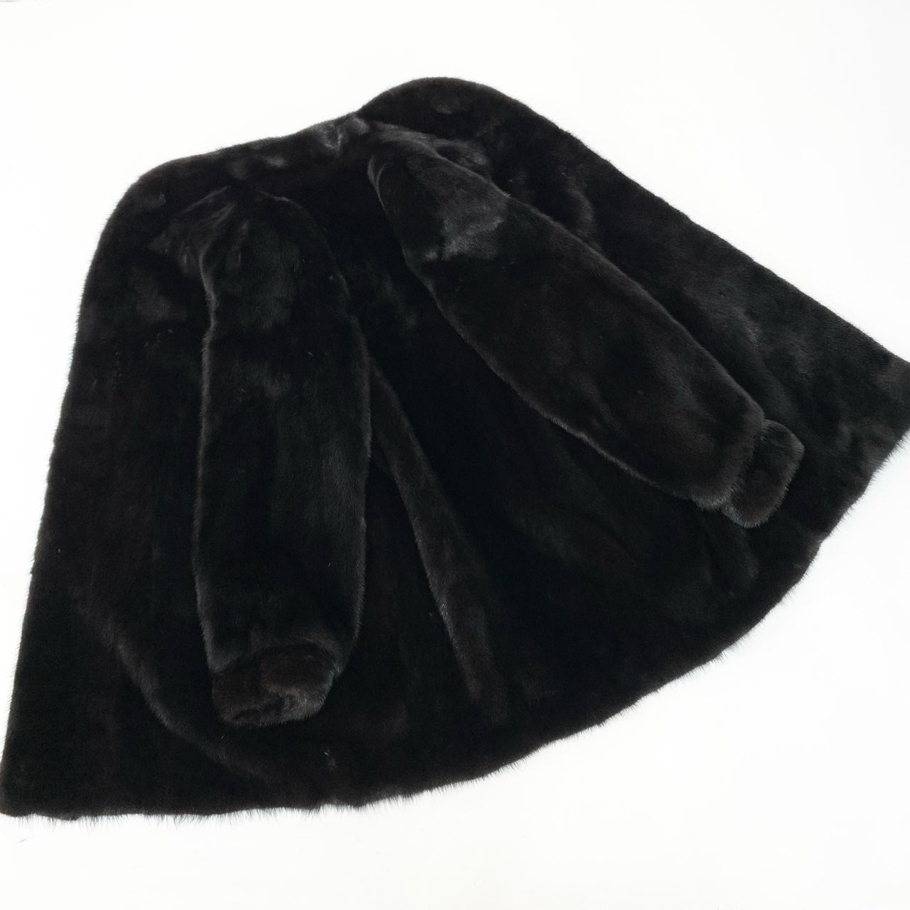 35c10 BLACKGLAMA ブラックグラマ ダークミンク ロングコート サイズ13 ダークブラウン 最高級毛皮 Dark Mink Fur Coatt18r