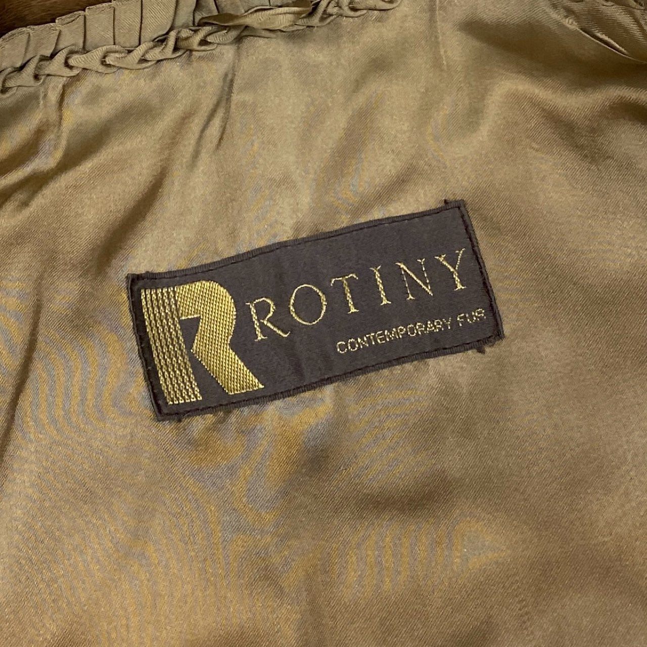 7b22 ROTINY パステルミンク ファーコート サイズ11 ブラウン 本毛皮 Pastel Mink Fur Coatt18r