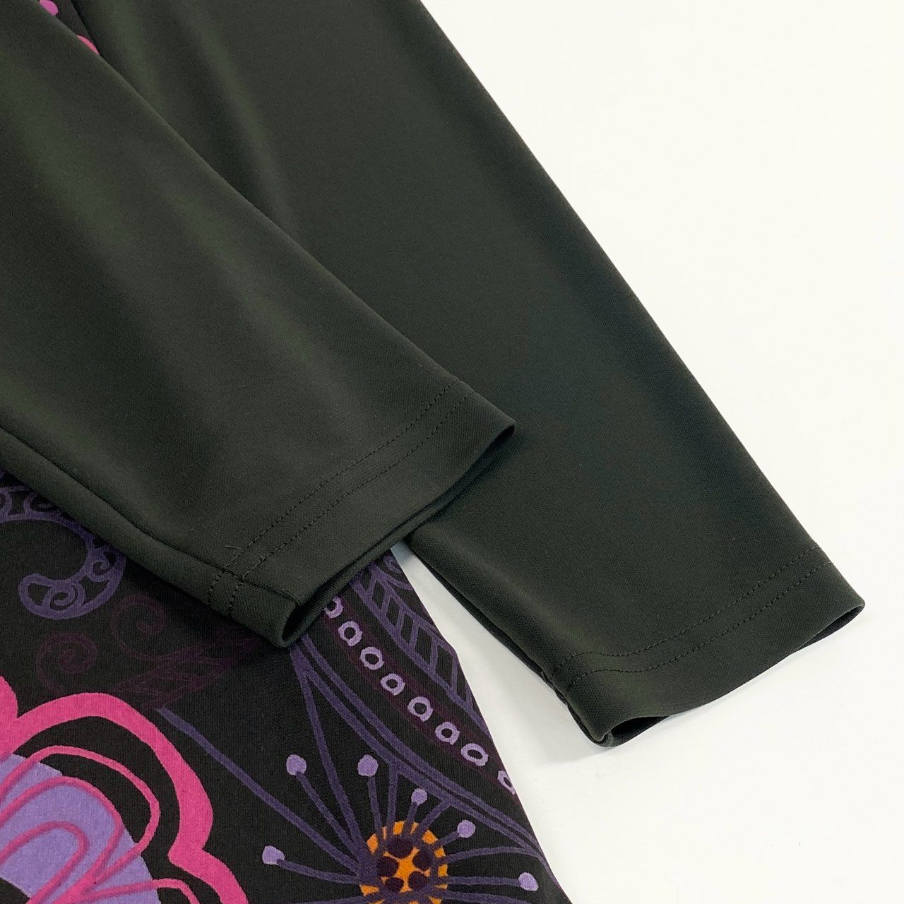 76k21《美品》 TOKUKO 1er VOL トクコプルミエヴォル ロングカーディガン 長袖 フリル装飾 花柄プリント 水玉 ドット柄 レディース 女性用 9 ブラウンu02t