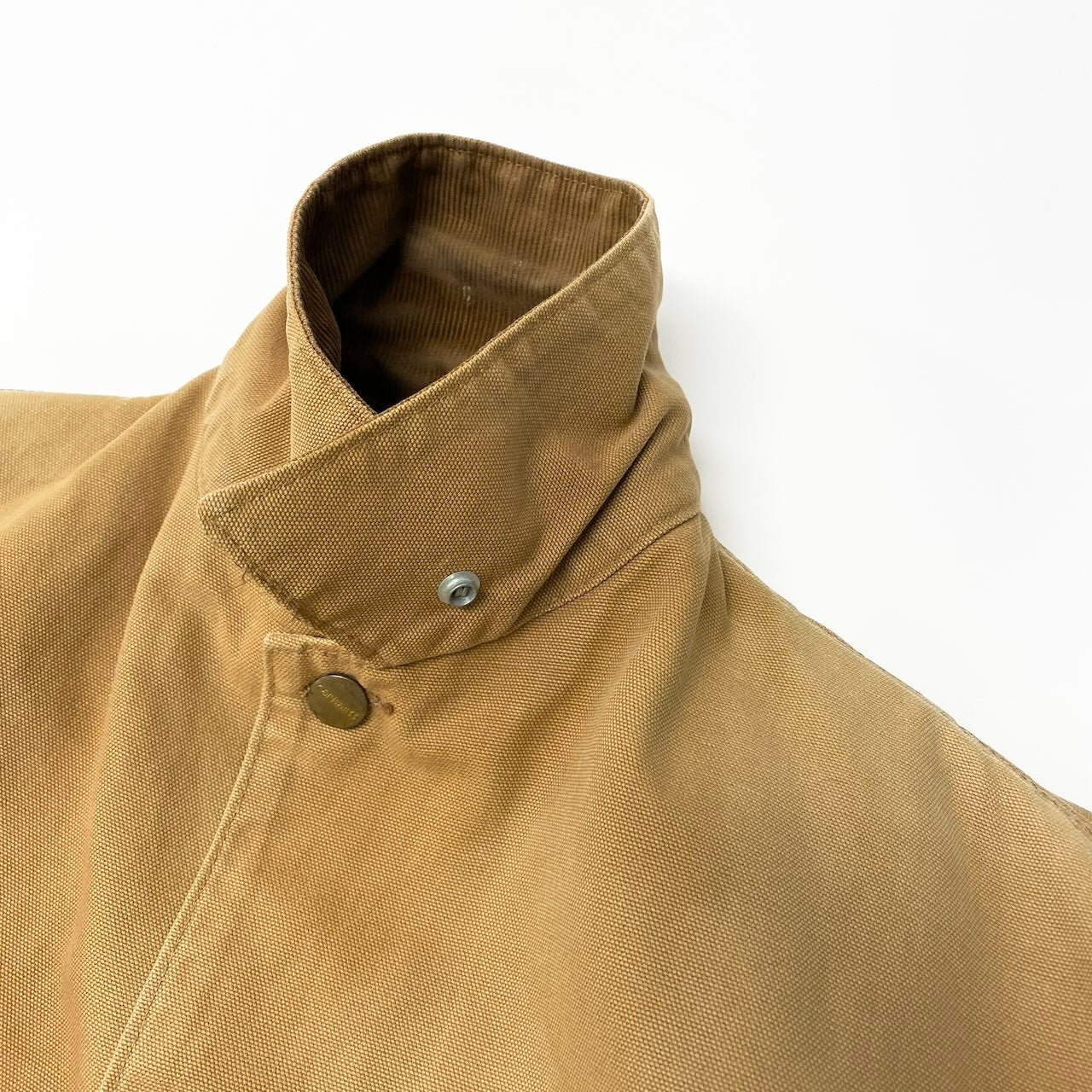5d10 Carhartt カーハート ミシガンチョアコート ダックジャケット サイズL～XL相当 茶系 Vintage ヴィンテージt18r