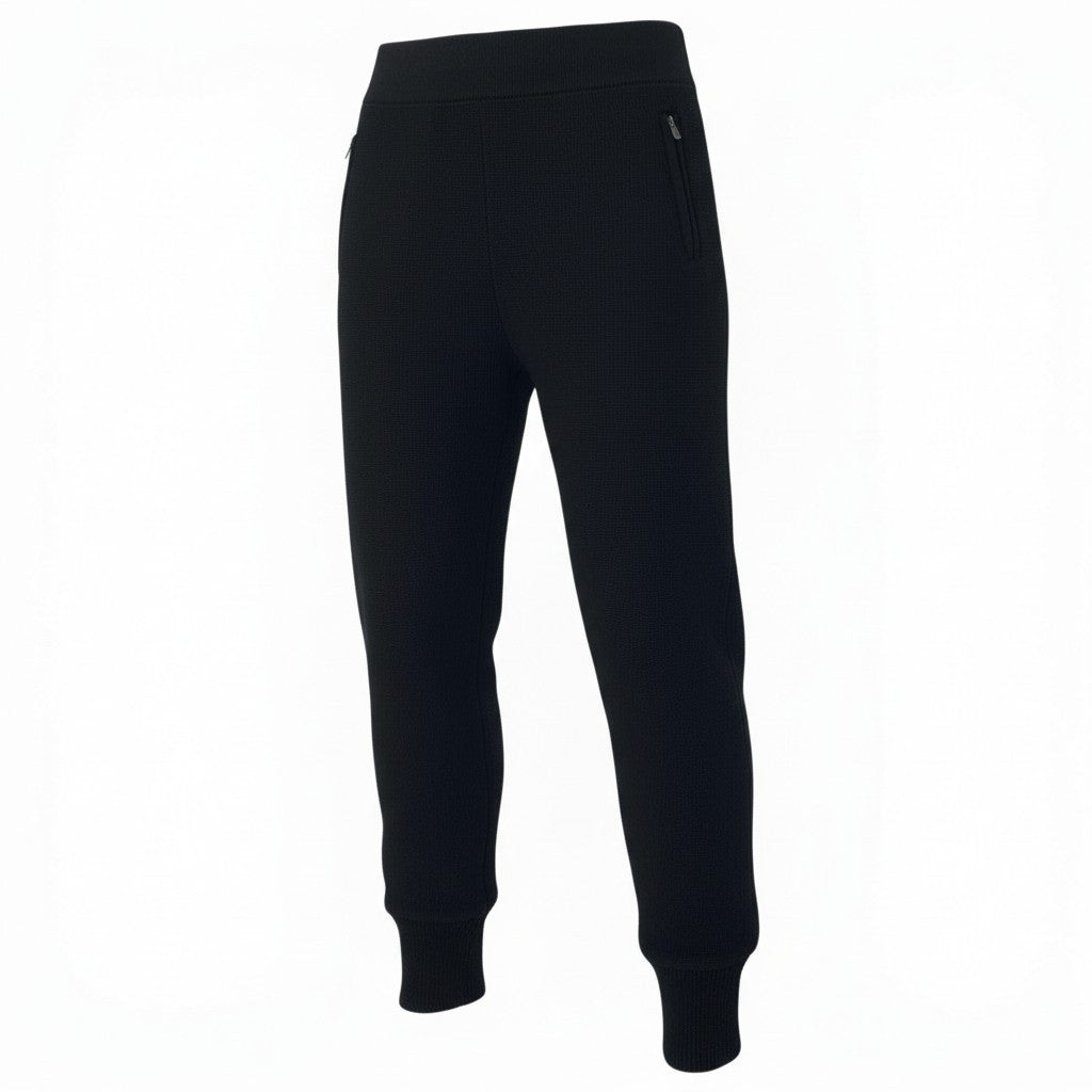9a27《美品》 BOTTEGA VENETA ボッテガヴェネタ カシミヤ100％ ニットパンツ 541565 サイズ50 ブラック Cashmere Pants スウェットt18r