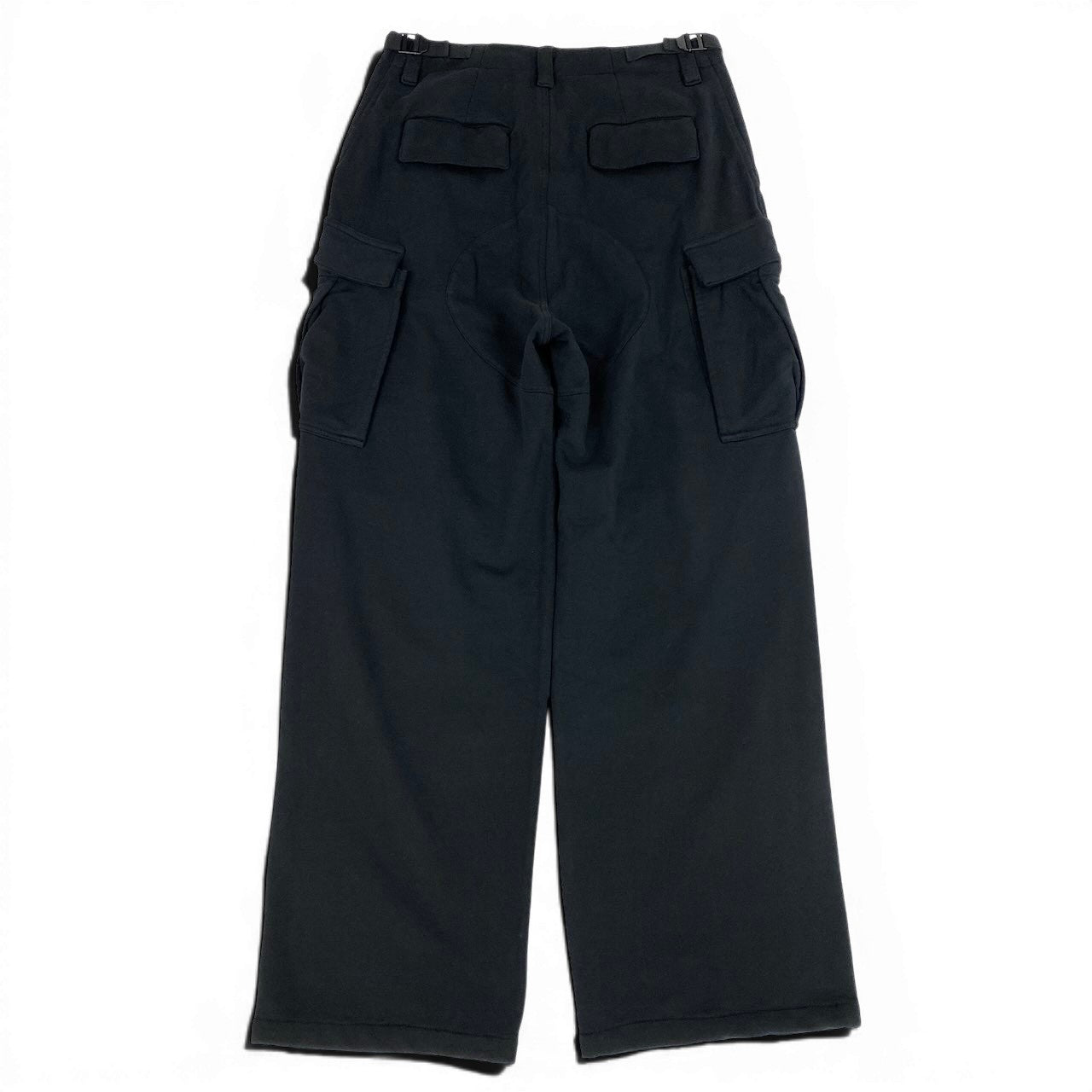 Md23 BALENCIAGA バレンシアガ 23ss Kick Cargo Pants スウェット カーゴ バギーパンツ 720243 サイズXXS ブラック コットン100％ ユニセックス 男女兼用k02i