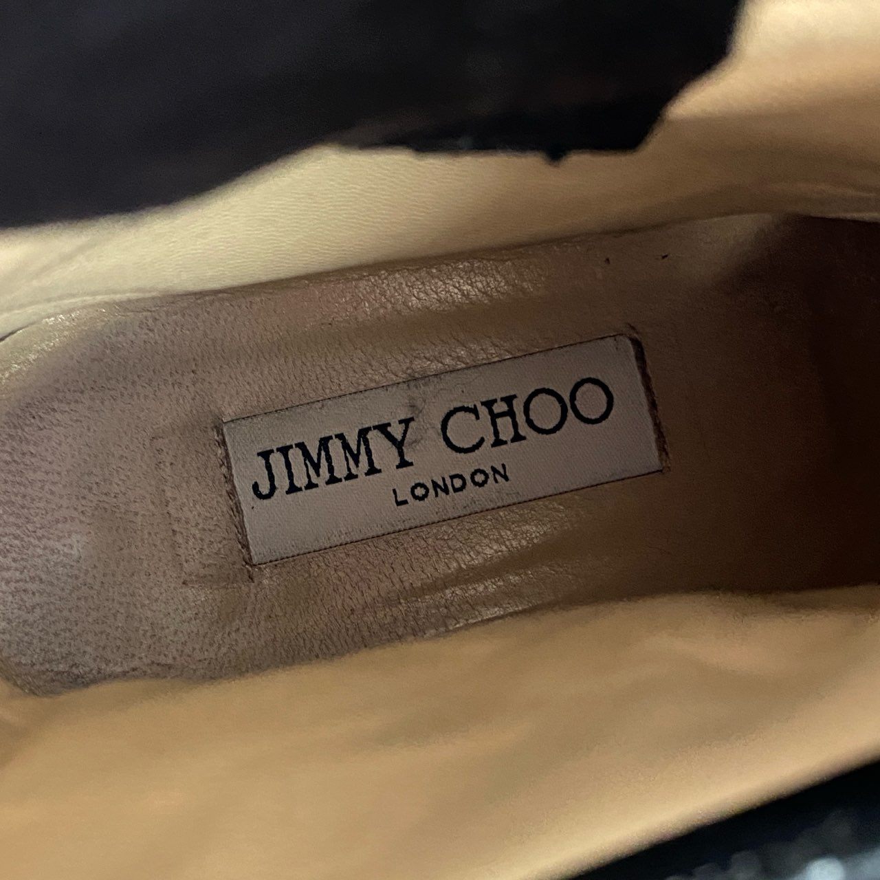 3a5 JIMMY CHOO ジミーチュウ スタースタッズ ベルトブーツ 35 ブラック レザー ブーティ シューズ イタリア製