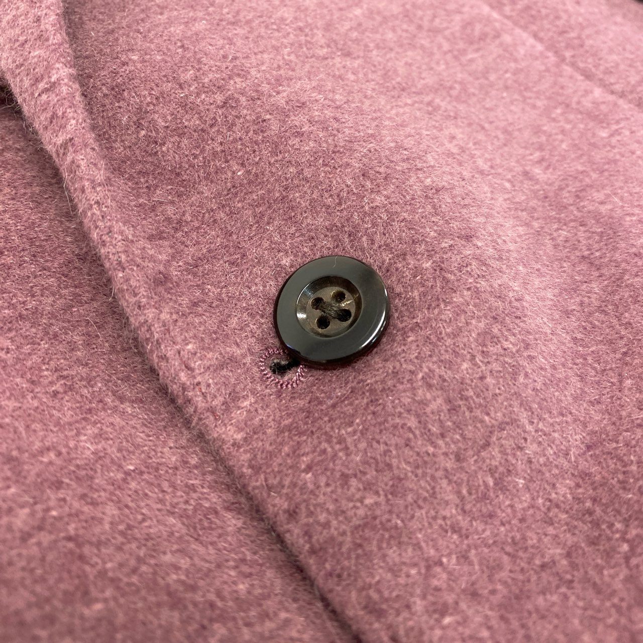 66L1 《美品》 mila schon ミラショーン カシミヤジャケット テーラードジャケット 裏地総柄 フラワーモチーフ メンズ 紳士服 パープル カシミア100％u02t