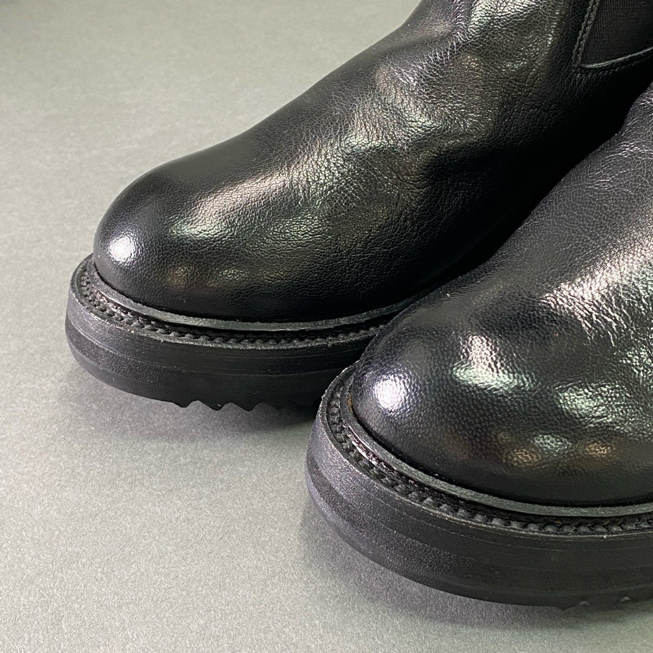 1e2 Rick Owens リックオウエンス サイドゴアブーツ レザーブーツ サイズ37 ブラック レザー レディース  靴 RP18S8852/LCA