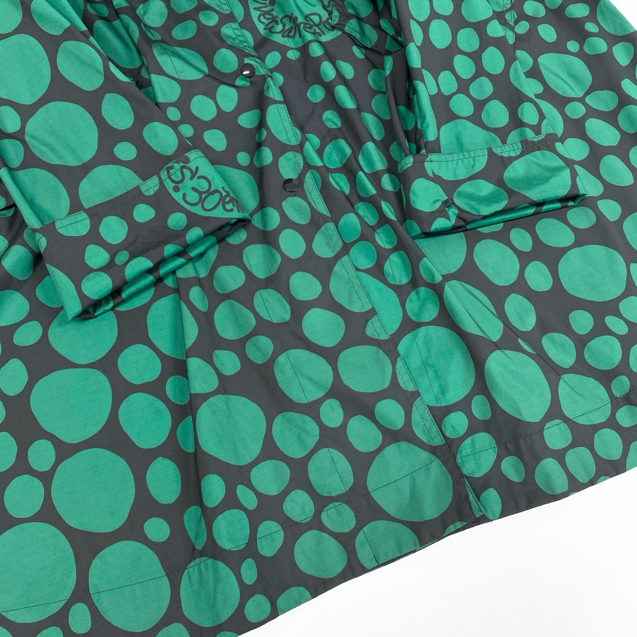 81a23 TOKUKO 1er VOL トクコプルミエヴォル 30周年記念モデル スプリングコート 薄手コート アウター 9 グリーン レディース 女性用u02t