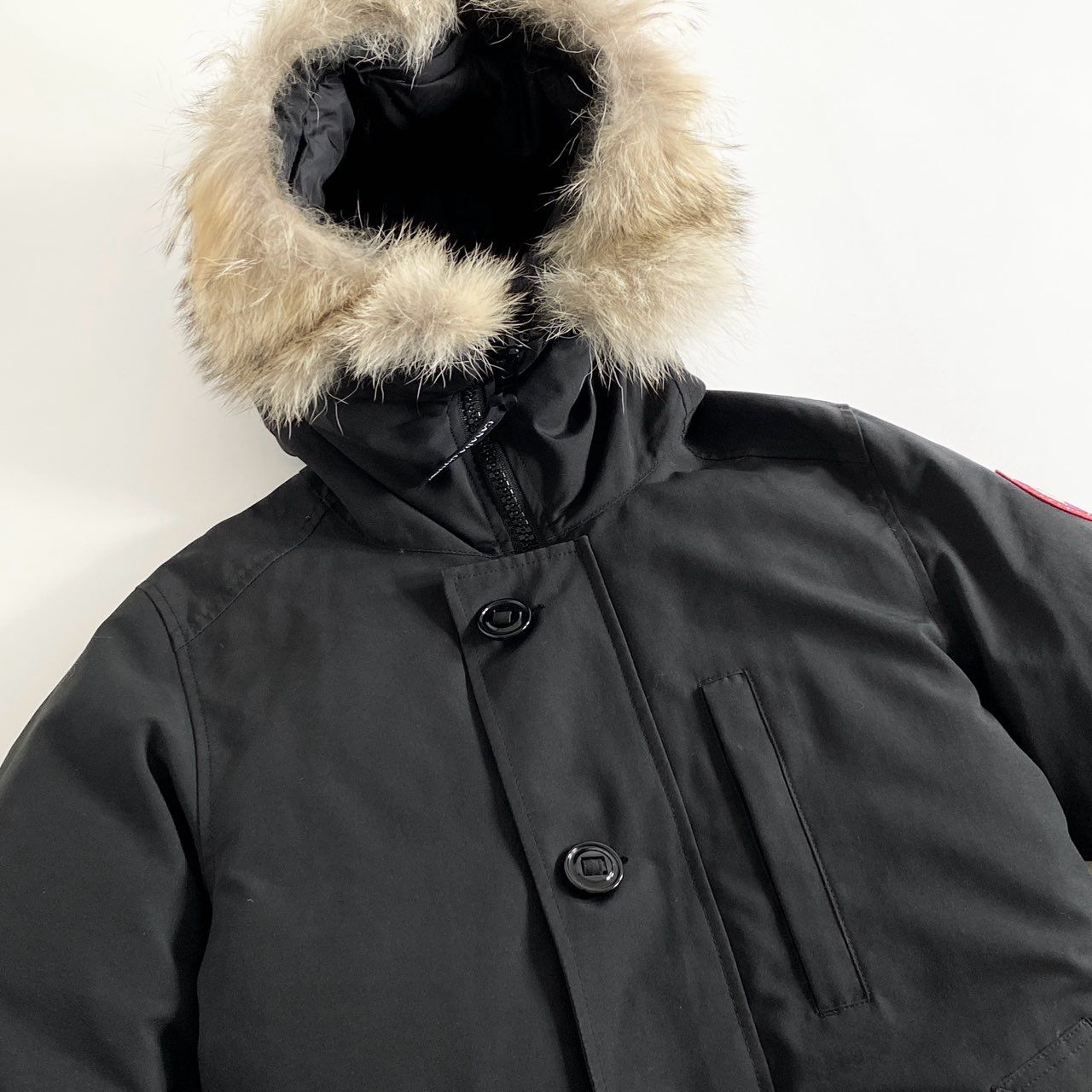 88i27 CANADA GOOSE カナダグース Jasper Parka ジャスパー ダウンコート ダウンジャケット 3438JM サイズXS ブラック メンズ