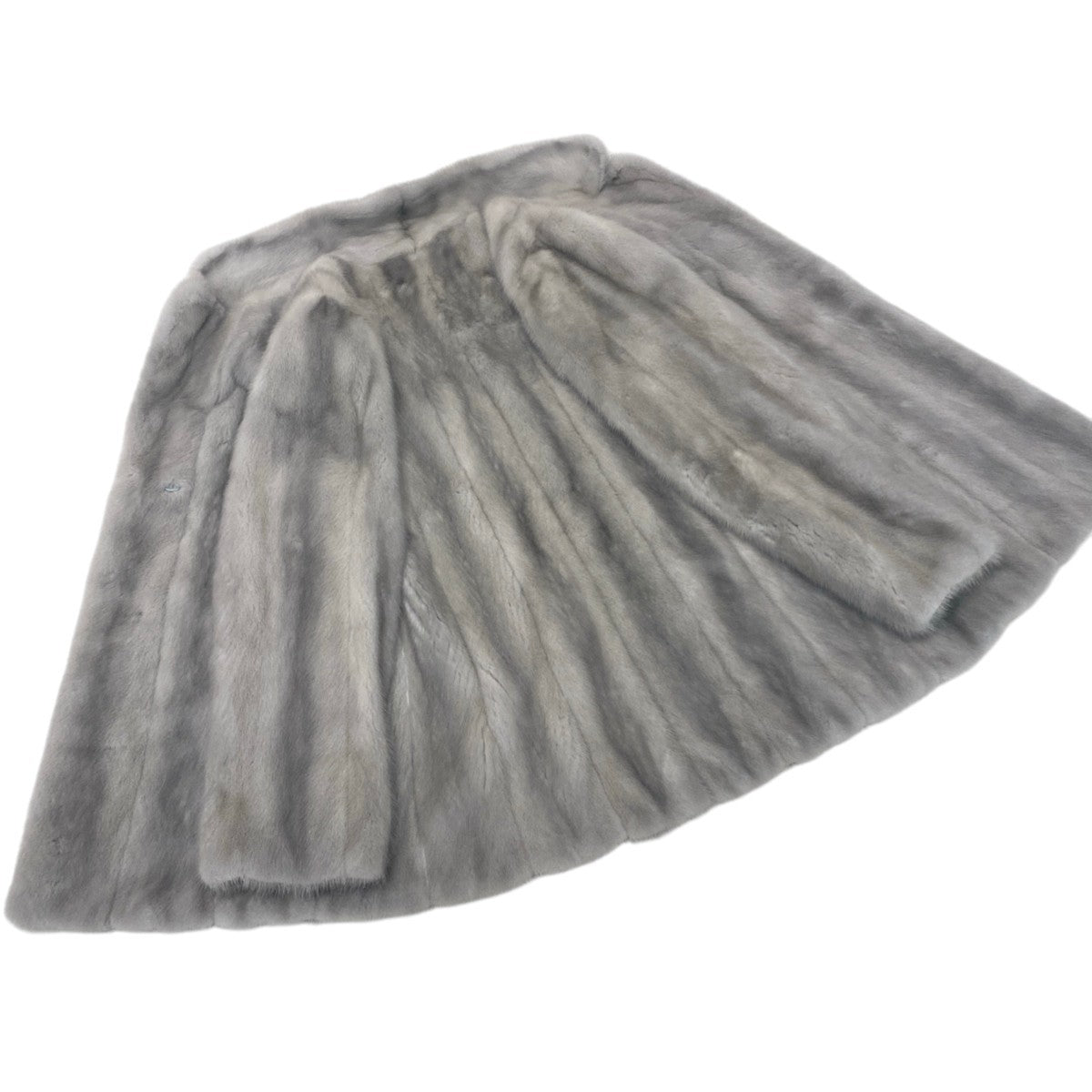 58i24 TAKAGI FUR サファイアミンク ファーコート サイズ9 シルバーグレー 本毛皮 Sapphire Mink Fur Coat リアルファーt18r