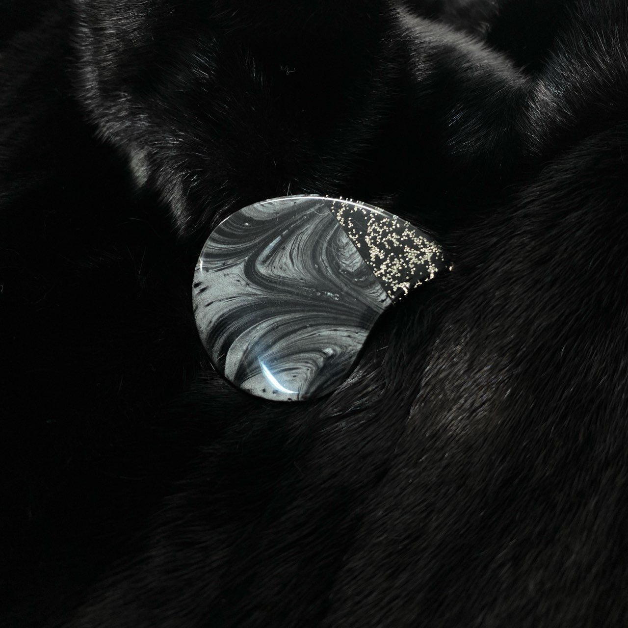 55k11 SAGA MINK サガミンク 銀サガ ダークミンク ロングコート ブラック 最高級本毛皮 裏地刺繍 MINK FUR リアルファー 艶◎t18r