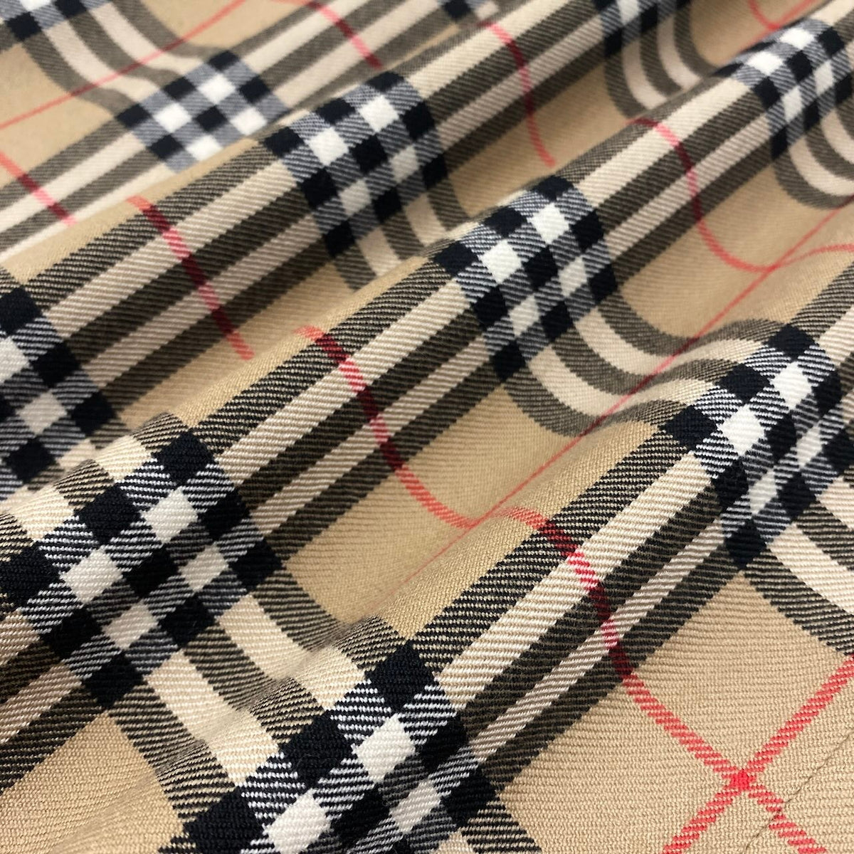 40i27 Burberrys バーバリーズ スカート ノバチェック 巻きスカート キルトピン付 フリンジ 革ベルト 13 ベージュ ウール100％ レディース 女性用u02t