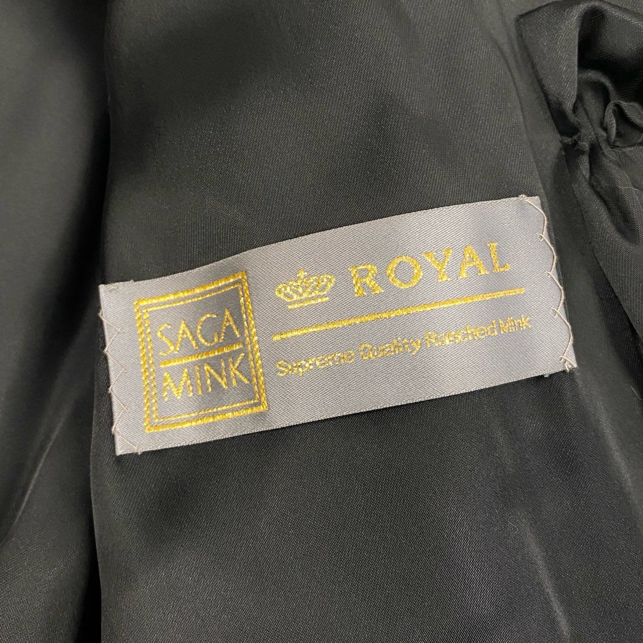 30a9 YUKI BELLE FEMME SAGA MINK サガミンク 金サガ クロスミンク ロングコート サイズF 最高級毛皮 Fur Coatt18r