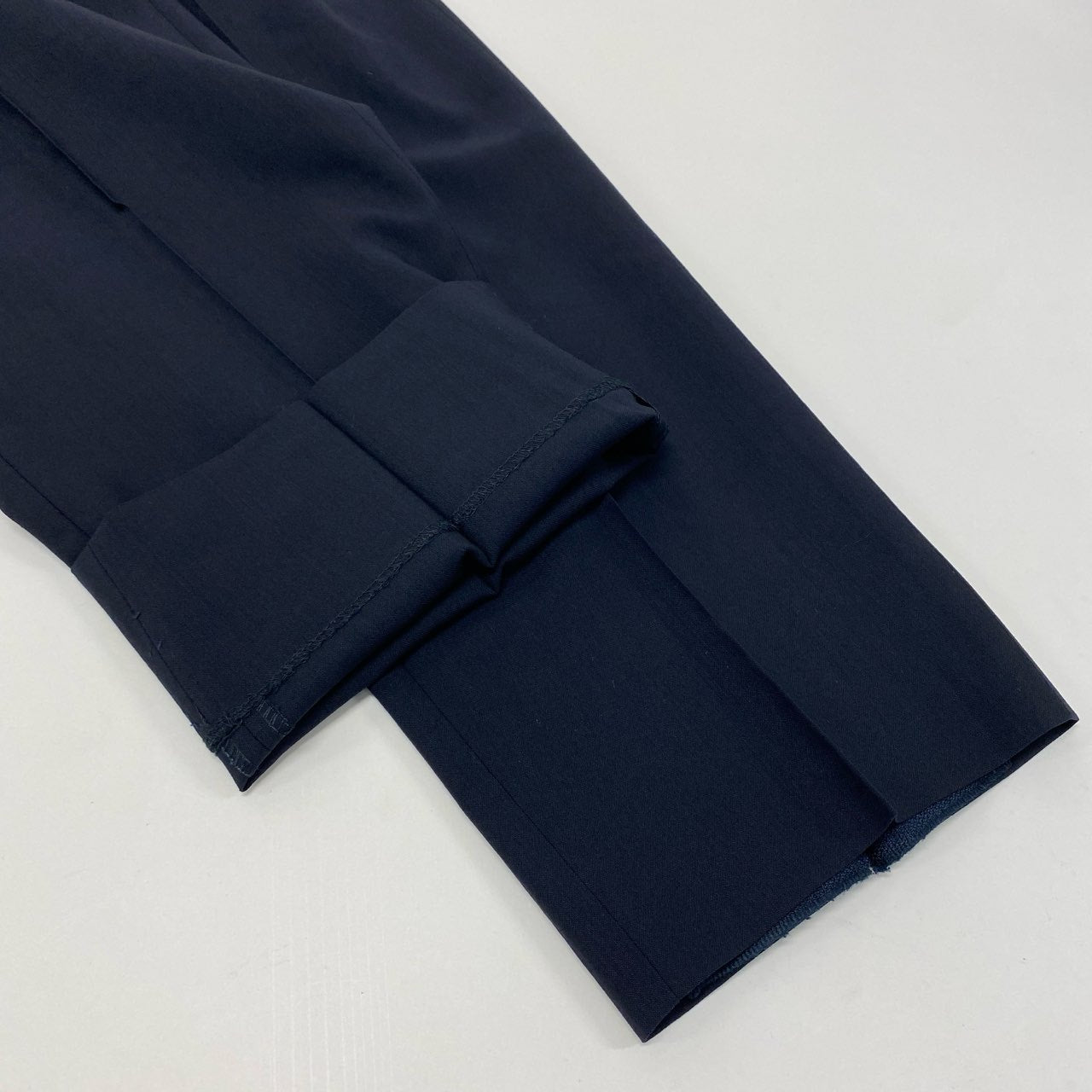 34i18 Ermenegildo Zegna エルメネジルドゼニア セットアップ スーツ ビジネス◎ フォーマル◎ テーラードジャケット パンツ 48 ネイビー ウール メンズk02i