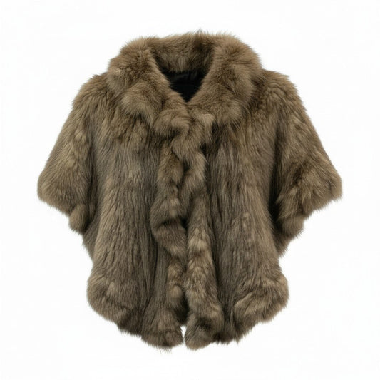 82a15 セーブルファー 大判ティペット ブラウン 最高級本毛皮 Sable Fur Tippet マフラー ショールt18r