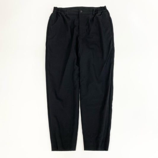 77j28《美品》COMME des GARCONS HOMME DEUX コムデギャルソン オムドゥ ウールスラックスパンツ ボトム テーパードパンツ AD2023 DL-P045 Sサイズ ブラック メンズu02t
