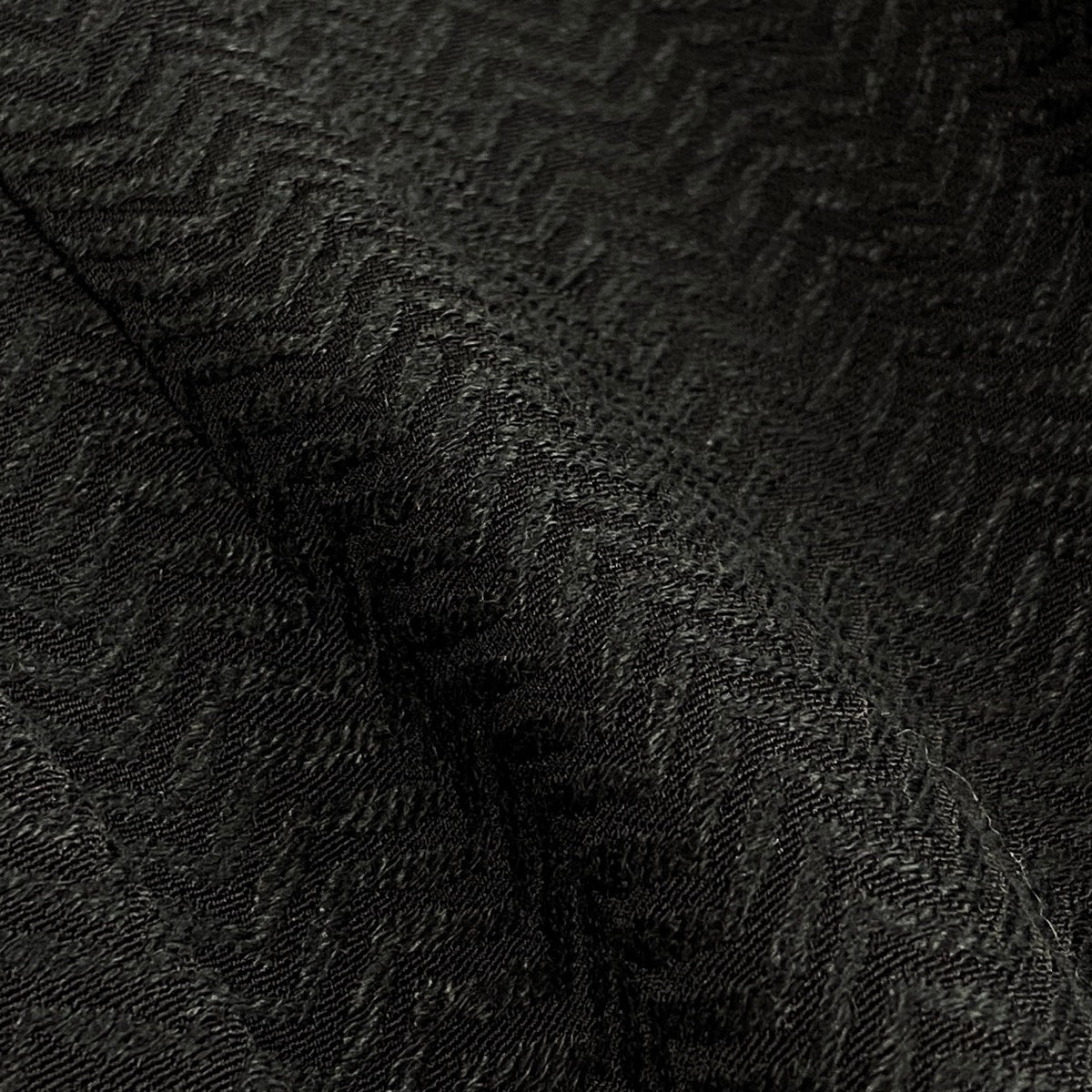 Ah6 yohji yamamoto ヨウジヤマモト femme 1998年 ランウェイ着 ノーカラージャケット  FJ-J08-261 XS ブラック レーヨン リネンu02t