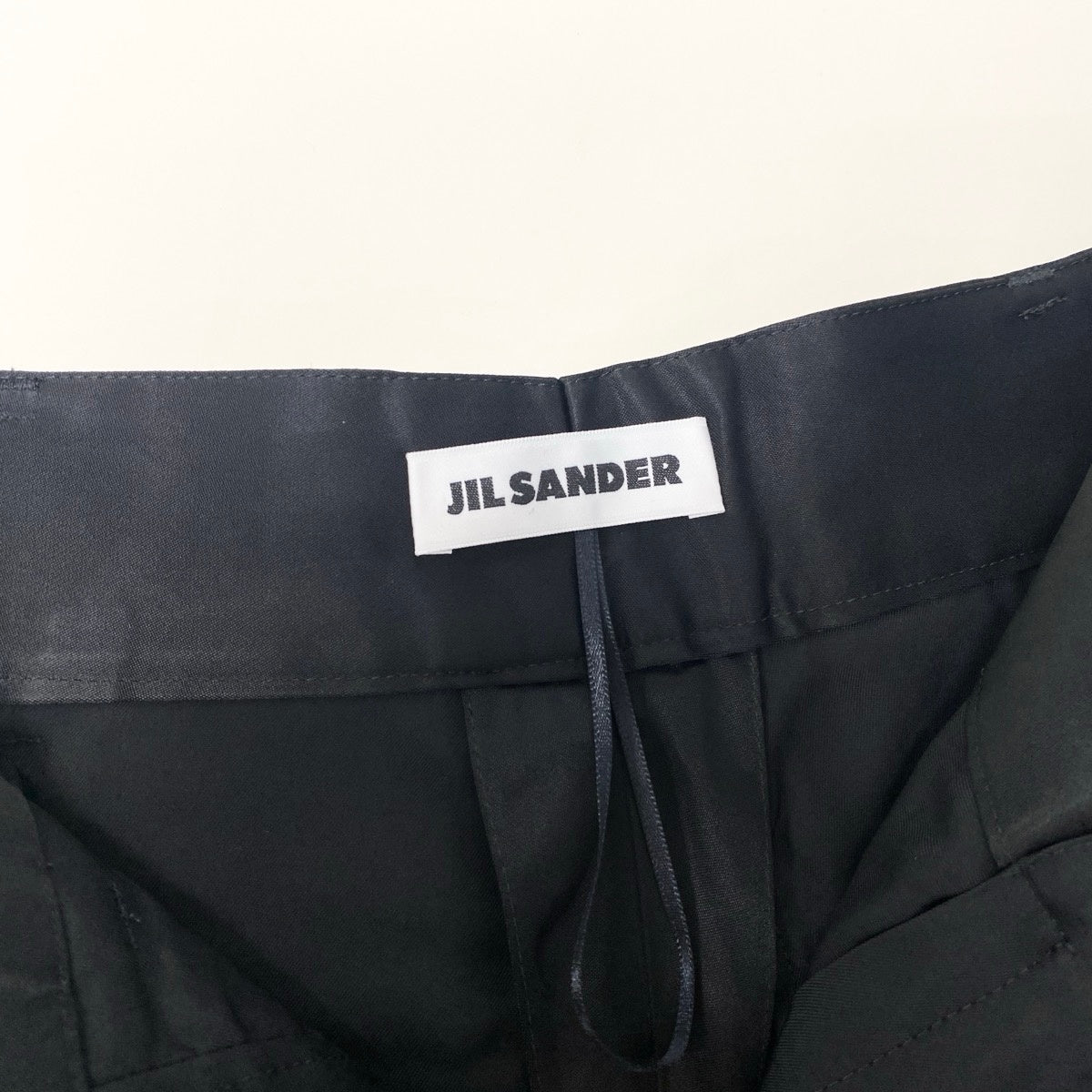 Eh1 JIL SANDER ジルサンダー トラウザーパンツ ワイドパンツ とろみ素材 スラックスパンツ ワイドシルエット JO3KA0264 J65246 34 ブラック レーヨン100％ レディース 女性用u02t