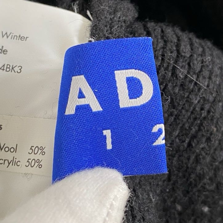 9i4 ADER ERROR アーダーエラー 19AW TRUCK LOGO KNIT TOP セーター F ブラック トラックロゴ ニットトップ