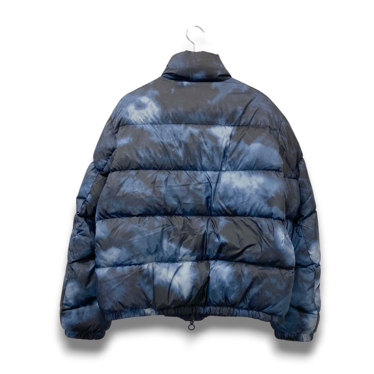 69c2 ARMANI EXCHANGE アルマーニエクスチェンジ リバーシブル ダウンジャケット ジャンパー 2way ダブルジップ メンズ 紳士服 Lサイズ ネイビーu02t