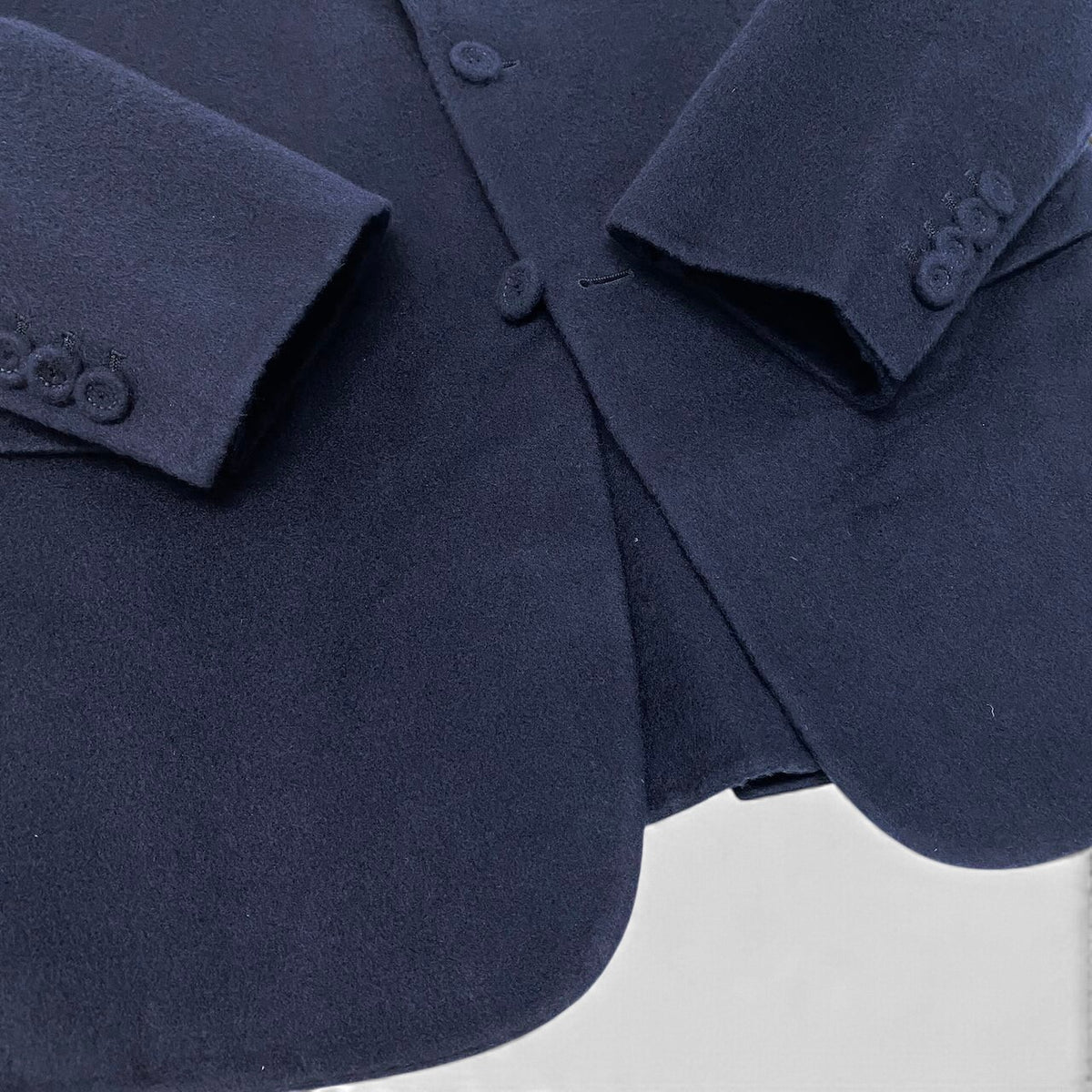 43j16 【極美品】 DIOR HOMME ディオールオム カシミヤジャケット テーラードジャケット シングル 2B サイズ48 ネイビー カシミヤ100％ メンズu02t
