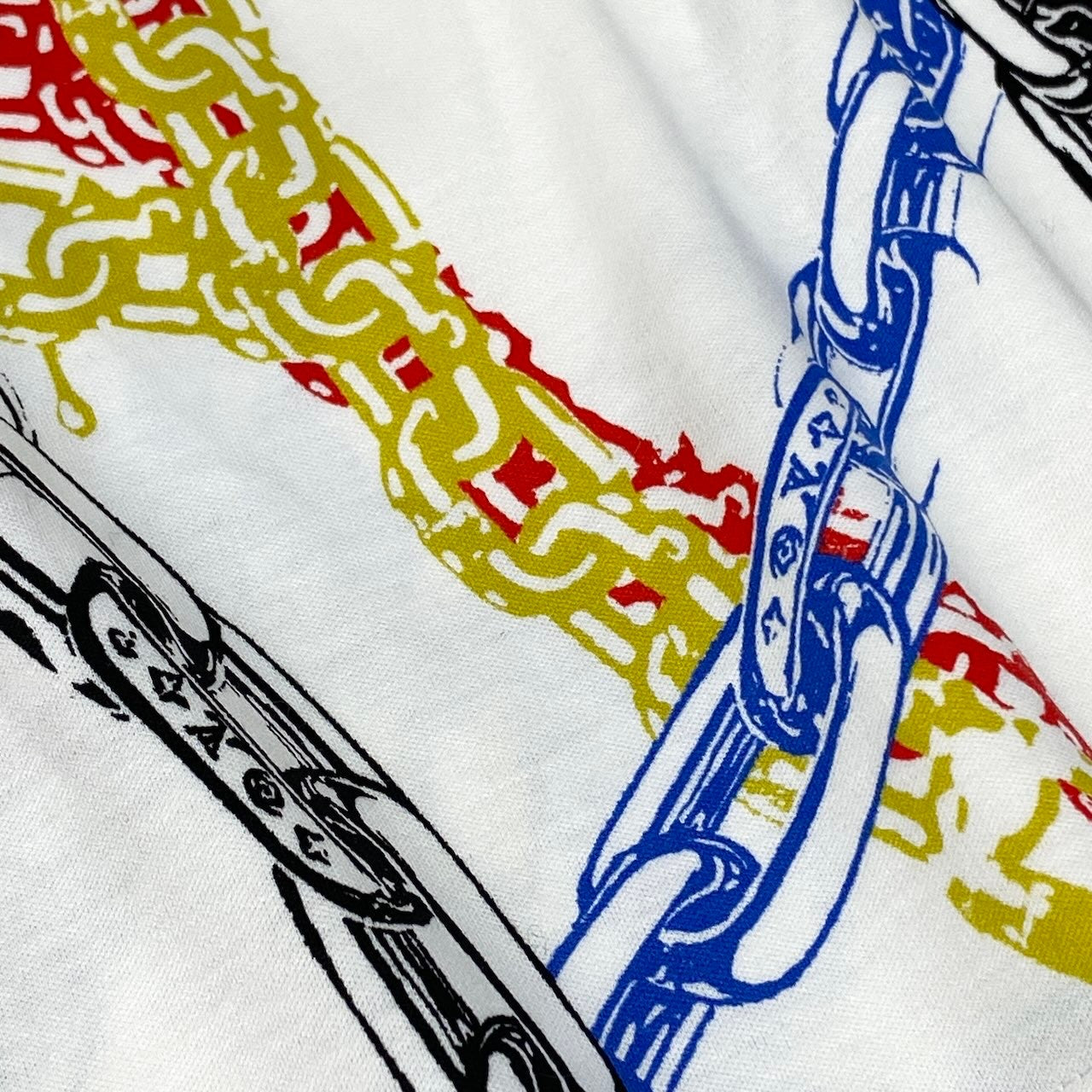 Ig6 LOUIS VUITTON ルイヴィトン 21年 チェーンプリント Tシャツワンピース LVロゴ RW212W FO8 FLDR53 サイズXS ホワイト レディースk02i